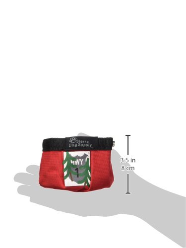 Doggles Dog Travel Bowl - Small, Red, Collapsible & Portable Pet Water Bowl for Dogs - Perfect for Hiking, Camping & Outdoor Adventures