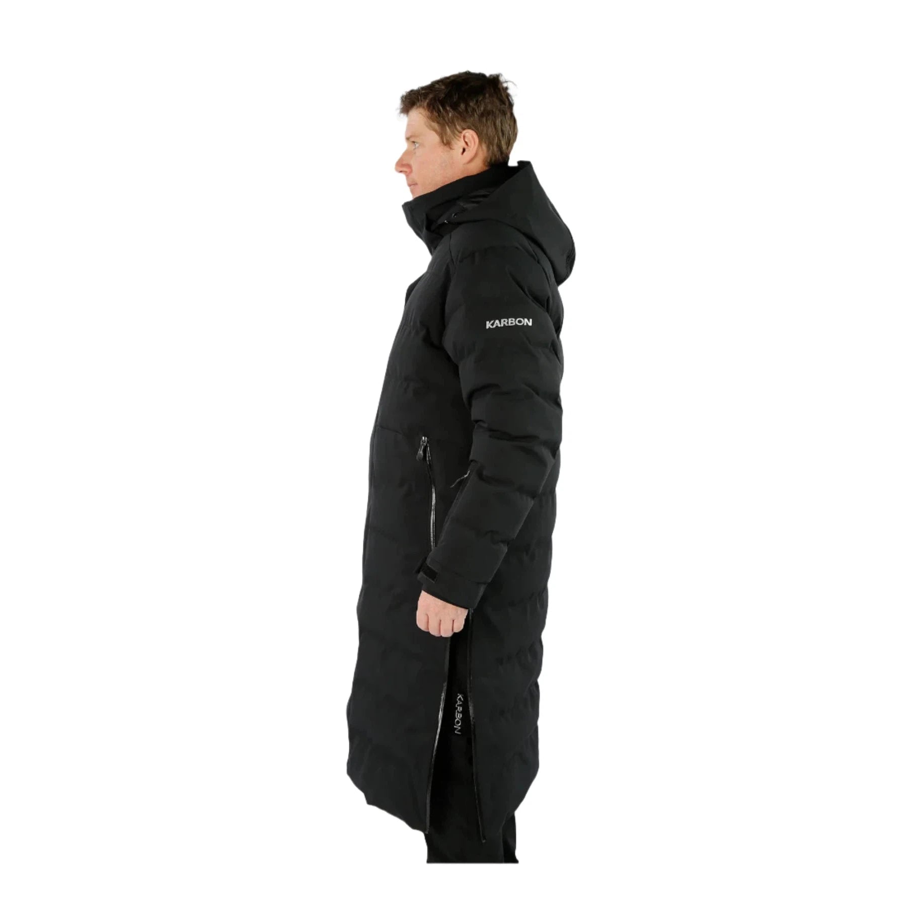 Karbon Men's Radon Jacket 2026 - Waterproof Winter Coat with Hood, Lightweight Insulated Ski Jacket for Snowboarding & Outdoor Activities