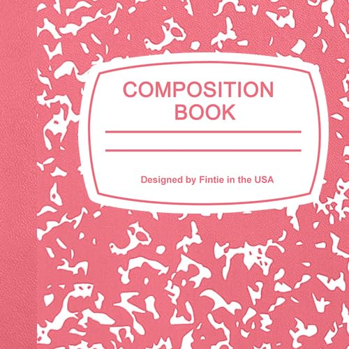 composition book pink