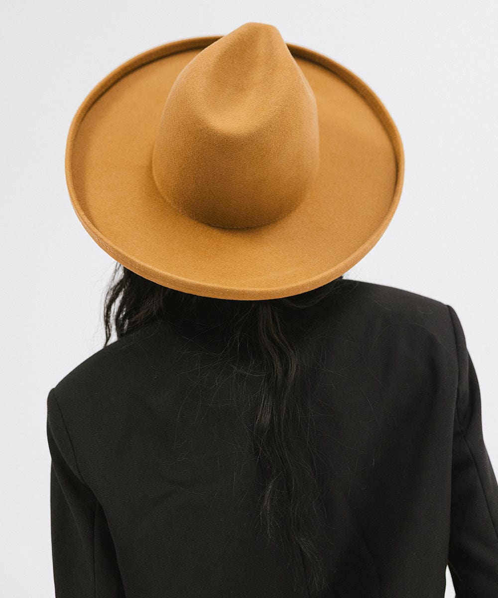 Maude Pencil Brim Hat in Cinnamon - Vintage Style Women's Sun Hat with UPF Protection - Perfect for Beach, Garden & Summer Outdoor Activities