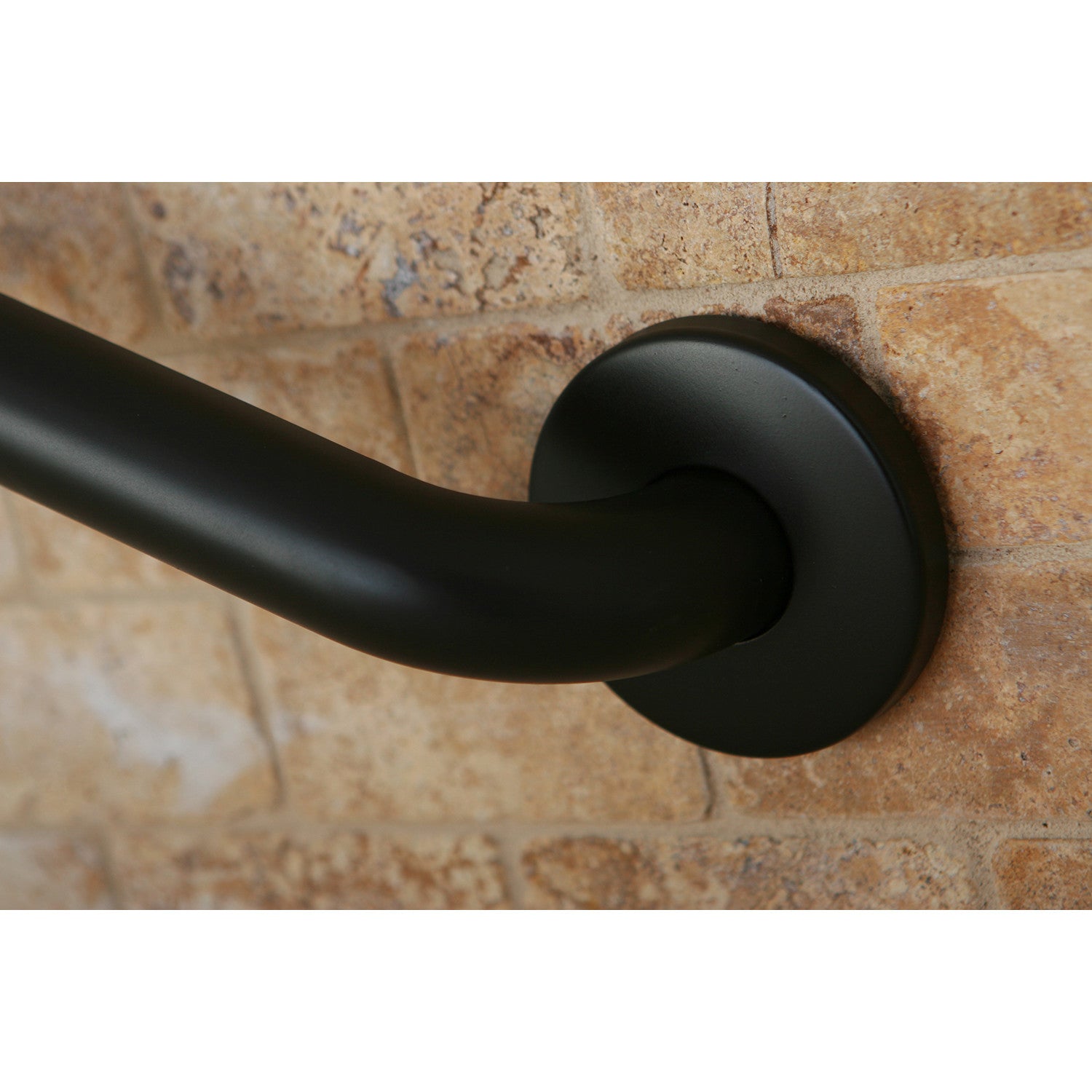Americana Thrive In Place DR114185 18-Inch Stainless Steel Grab Bar, Oil Rubbed Bronze Finish - Bathroom Safety Handle for Seniors & ADA Compliance, Perfect for Showers & Toilets