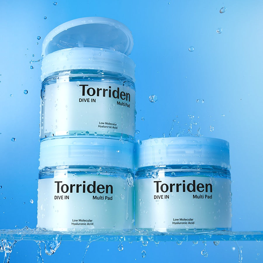 Torriden Dive-In Low Molecular Hyaluronic Acid Soothing Face Mask Pads - 80 Count for Hydration & Skin Repair | Perfect for Travel, Daily Skincare & Post-Workout Refresh