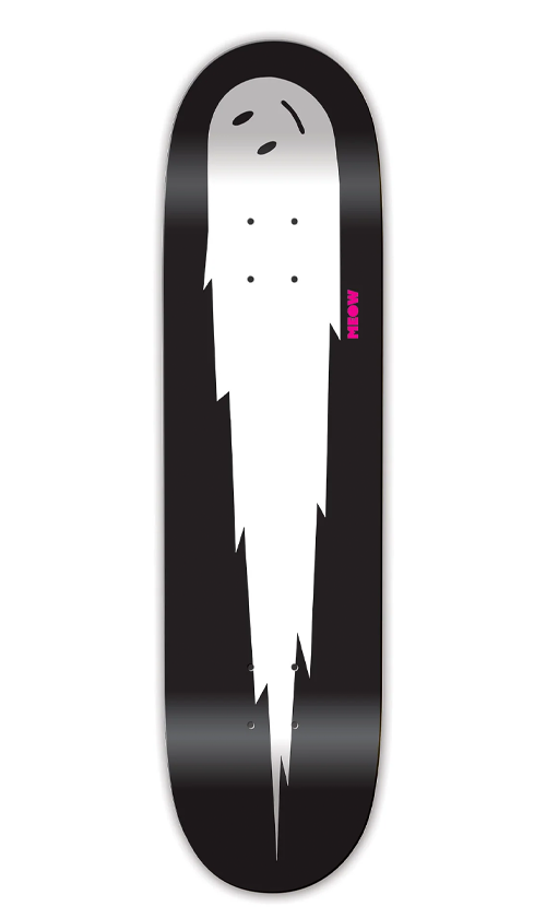 Meow Halleys Comet Skateboard Deck 8.25 Inch - Perfect for Street Skating, Tricks, and Commuting | Durable Maple Wood Construction