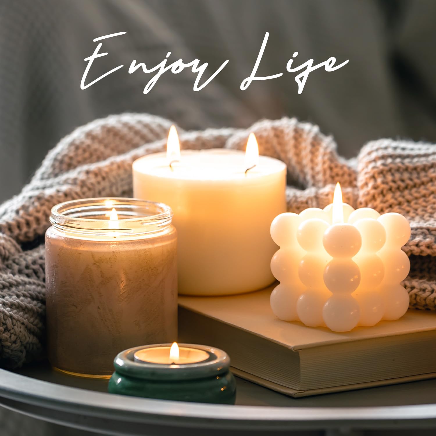 Organic Soy Wax for Candle Making - 100% Natural, Pure & Additive-Free Farm-Grown Soy Wax (10lb) - Perfect for DIY Candles, Wax Melts & Aromatherapy at Home