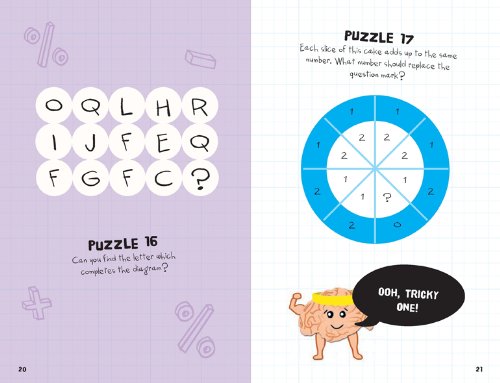 Train Your Brain: Level 1 Puzzle Book with 45 Monochrome Illustrations - Perfect for Adults & Kids Brain Training, Travel Entertainment, and Classroom Activities