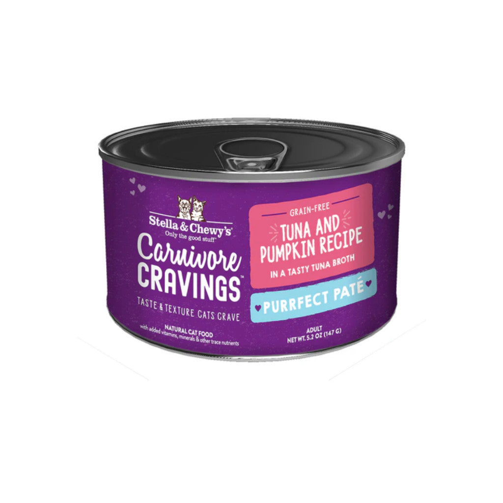 Stella & Chewy's Carnivore Cravings Grain-Free Wet Cat Food - 5.2oz Canned Chicken, Salmon, Liver & Turkey Recipe - High Protein, Nutrient-Rich Meal for Adult Cats - Perfect for Picky Eaters & Indoor Cats