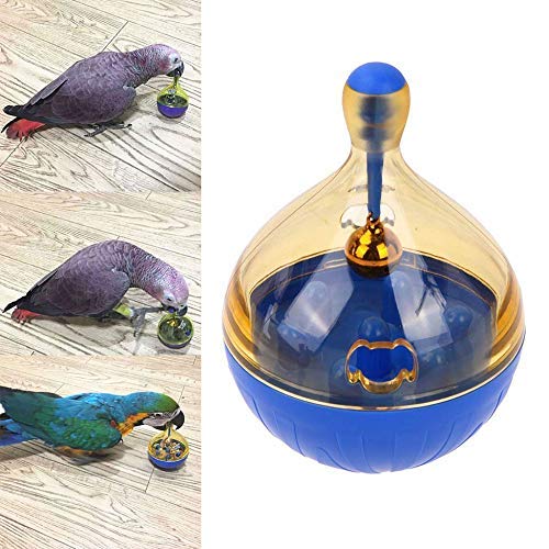 Hypeety Bird Seed Foraging Ball - Interactive Cat & Dog Food Dispensing Toy - Treat Feeder for Parrots, Parakeets, Cockatiels - Perfect for Mental Stimulation & Slow Feeding at Home or Outdoors