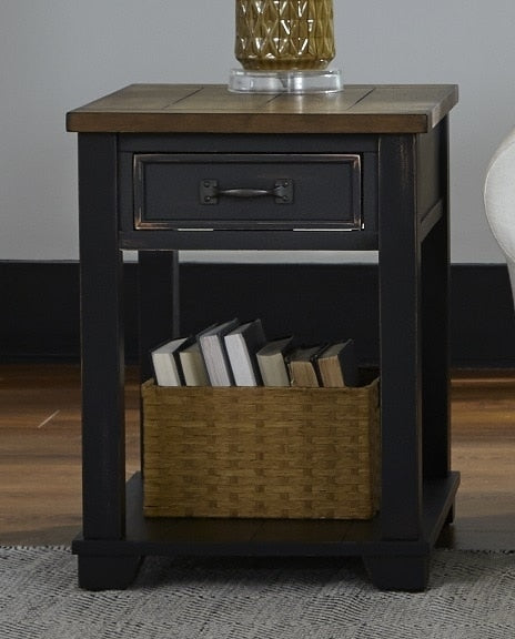 Rustic Collection Condo Size Coffee Table and End Table Set - Perfect for Small Living Rooms, Apartments, and Cozy Spaces