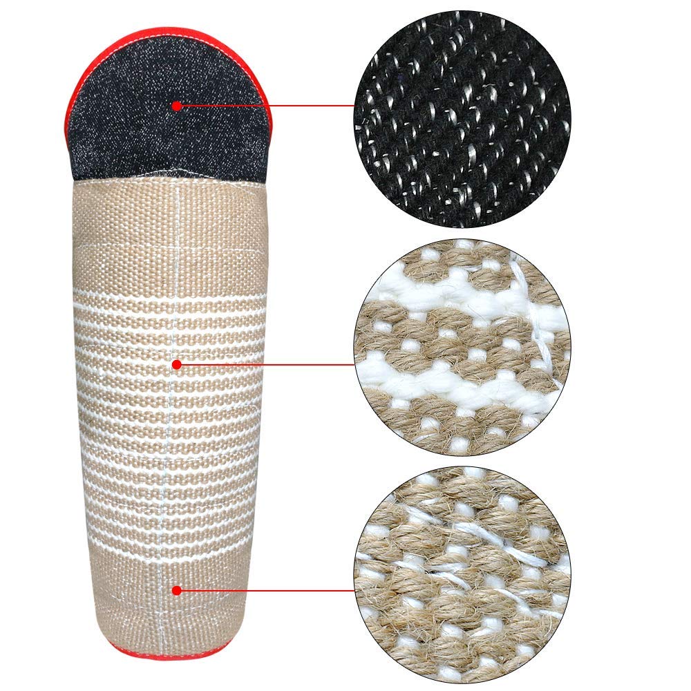 Professional Jute Dog Training Bite Sleeves with Handle - Durable Protection for Malinois, German Shepherd & Mastiff - Ideal for Police K9, Security & Working Dog Training