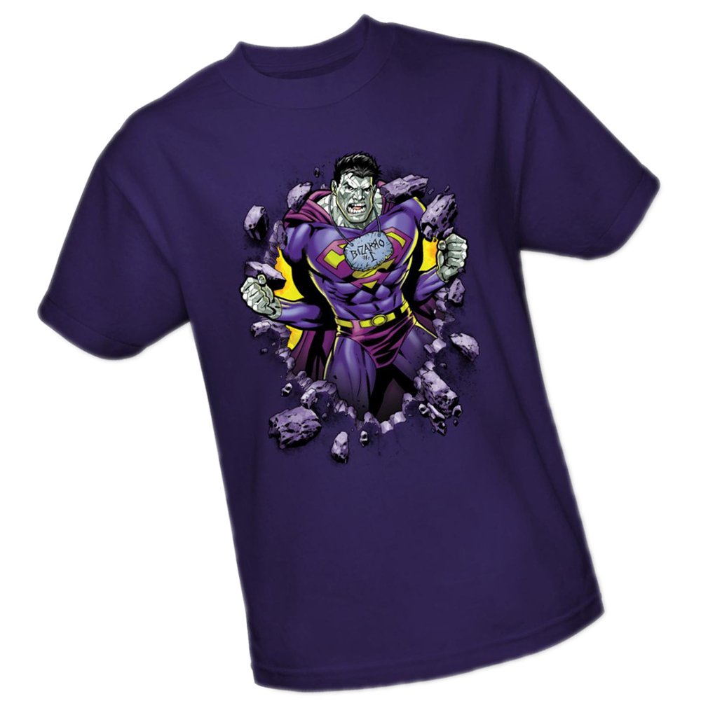 Superman Bizarro Breakthrough Youth T-Shirt | DC Comics Graphic Tee for Boys | Cool Superhero Shirt for Casual Wear & Cosplay