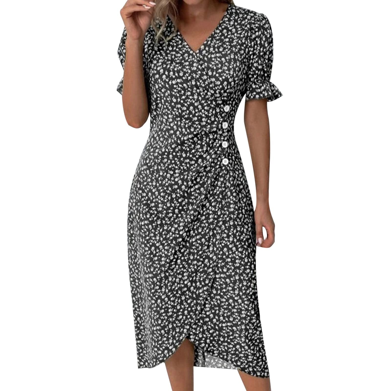 Women's Casual Tie Shoulder Plush Tunic Dress - Soft & Stylish Long Sleeve Bandage Dress for Everyday Wear | Perfect for Office, Date Night & Special Occasions