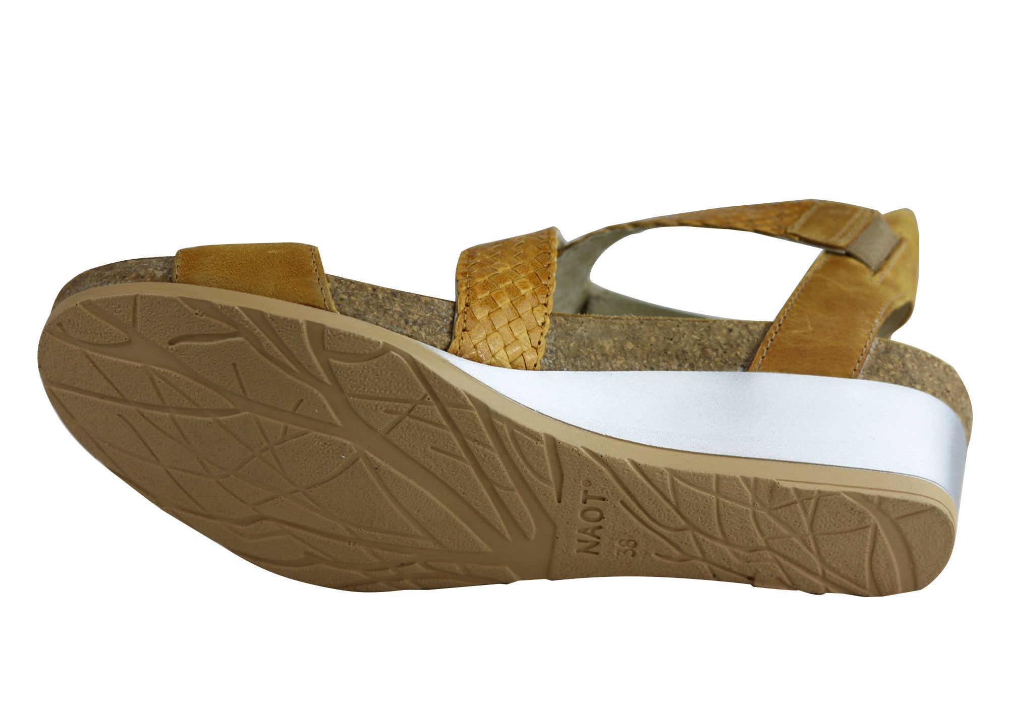 Naot Cupid Women's Leather Comfort Cushioned Supportive Wedge Sandals - Stylish & Orthopedic Footwear for Walking, Travel & Summer Outfits