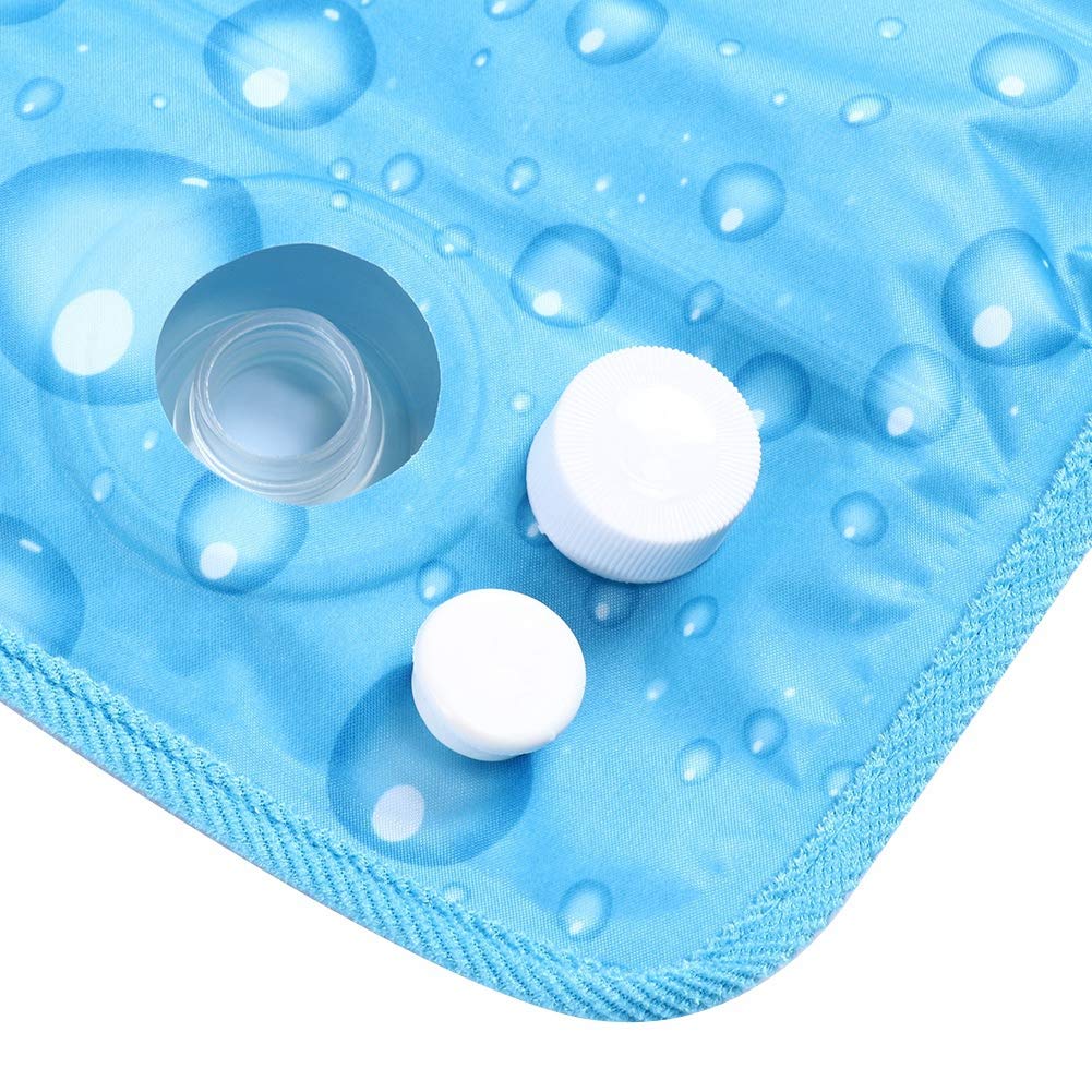 Cooling Mat for Pets & Humans - Summer Ice Pillow with Water Filling Technology, Multifunctional Cooling Pad for Chair, Car Seat, Office & Travel - Waterproof Design for Babies, Students & Adults (Perfect for Hot Weather & Outdoor Activities)