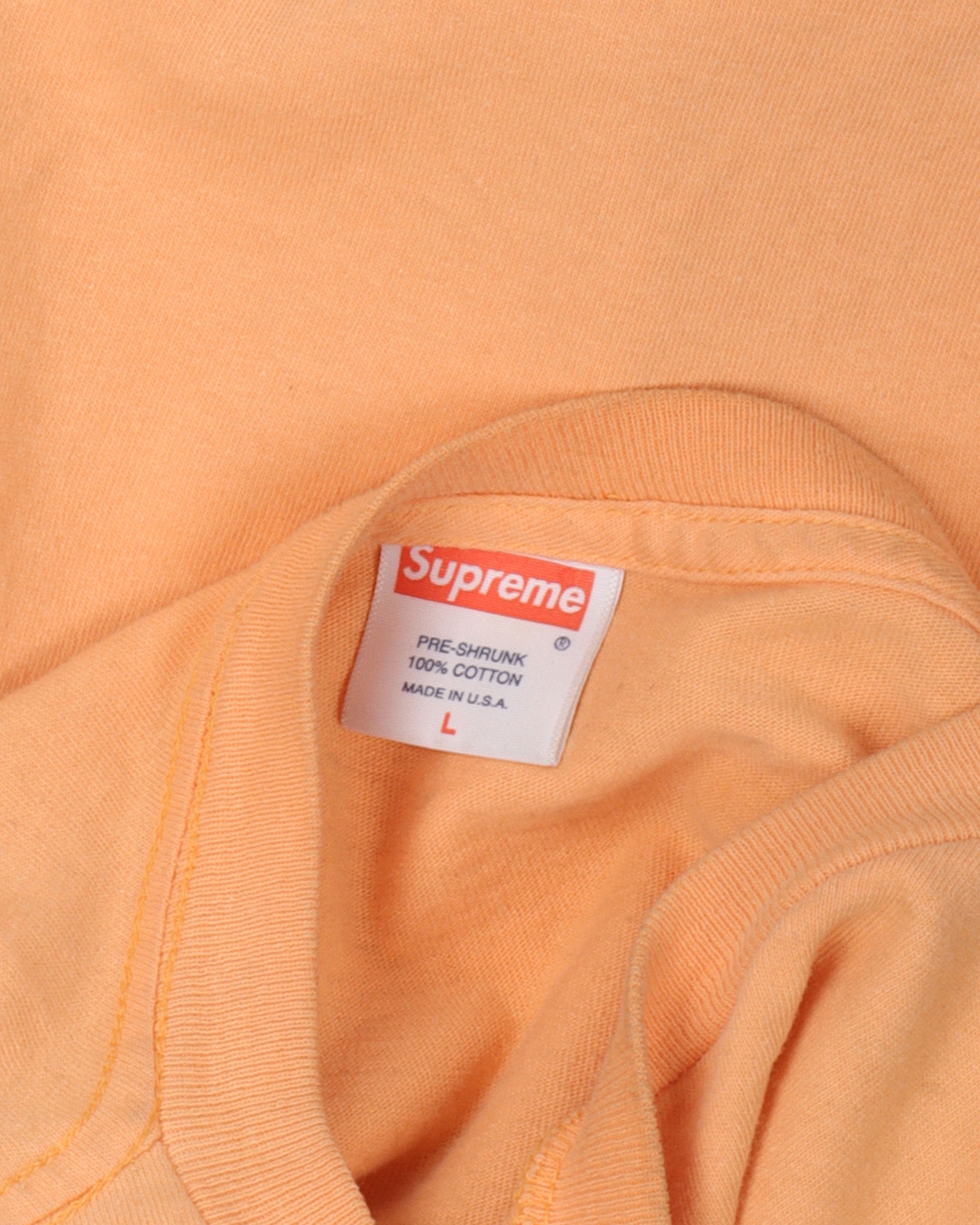 2004 Orange Box Logo T-Shirt - Vintage Graphic Tee for Men & Women - Perfect for Casual Wear, Street Style & Retro Fashion Outfits