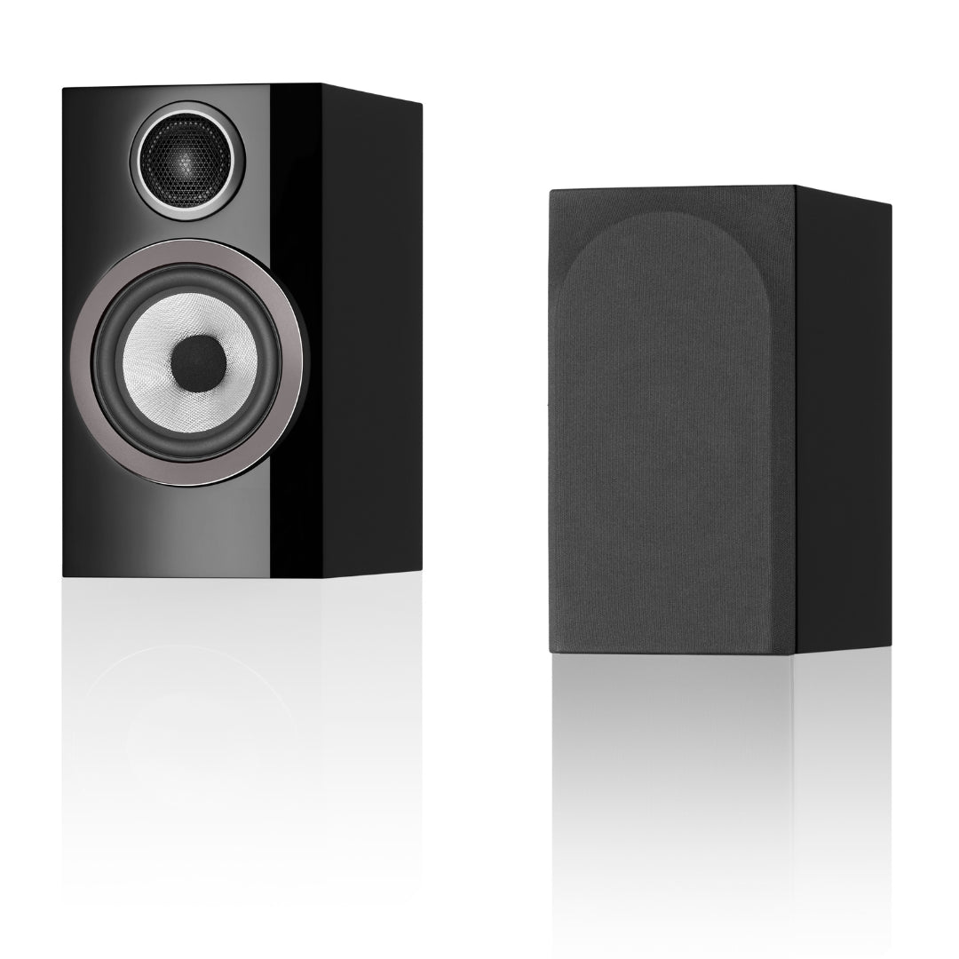 Bowers & Wilkins 707 S3 Bookshelf Speakers (Pair) - Premium Hi-Fi Audio for Home Theater & Music Listening - B-Stock Discount
