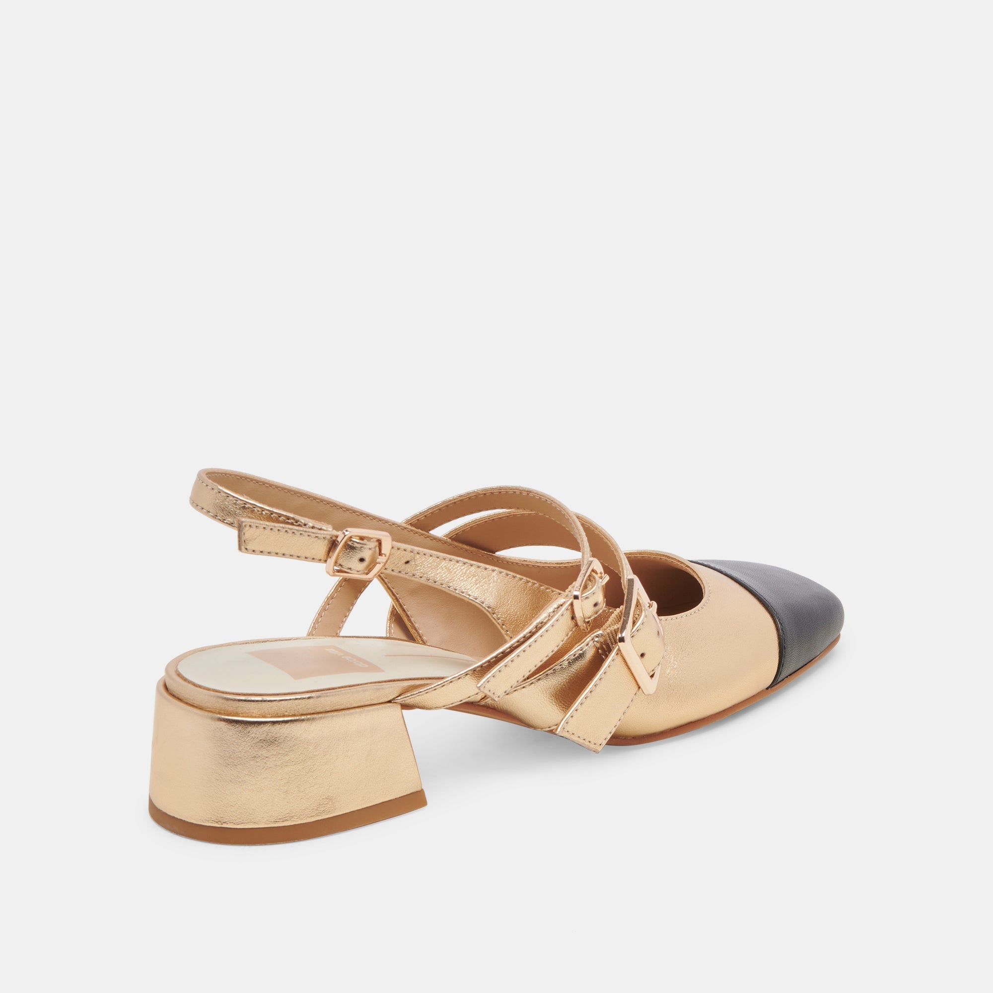 PATZY Gold Multi Leather Heels - Stylish Women's High Heels for Parties, Weddings & Evening Events | Comfortable & Fashionable Dress Shoes