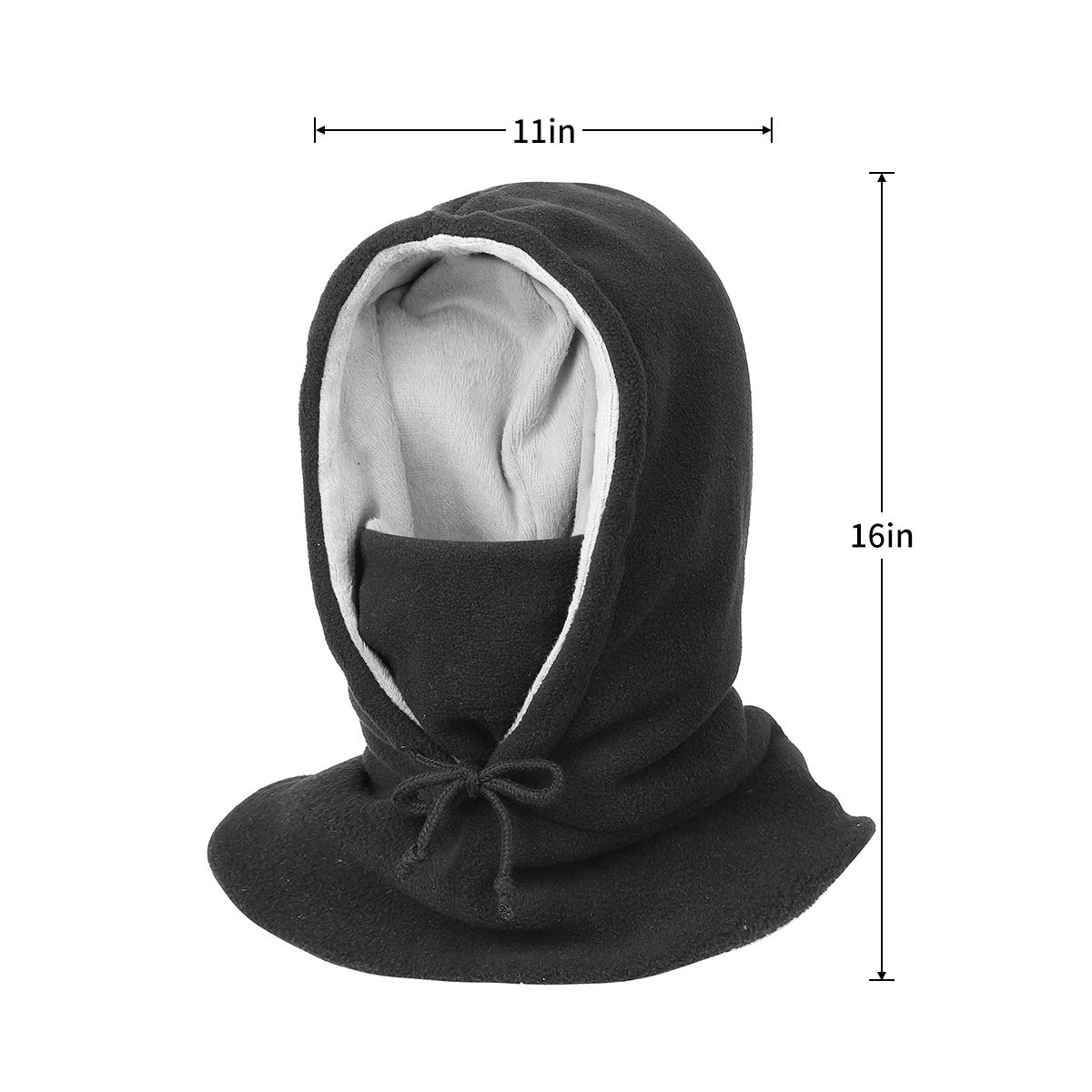 Windproof Fleece Balaclava Ski Mask for Men & Women - Warm Winter Face Cover for Skiing, Snowboarding & Outdoor Activities