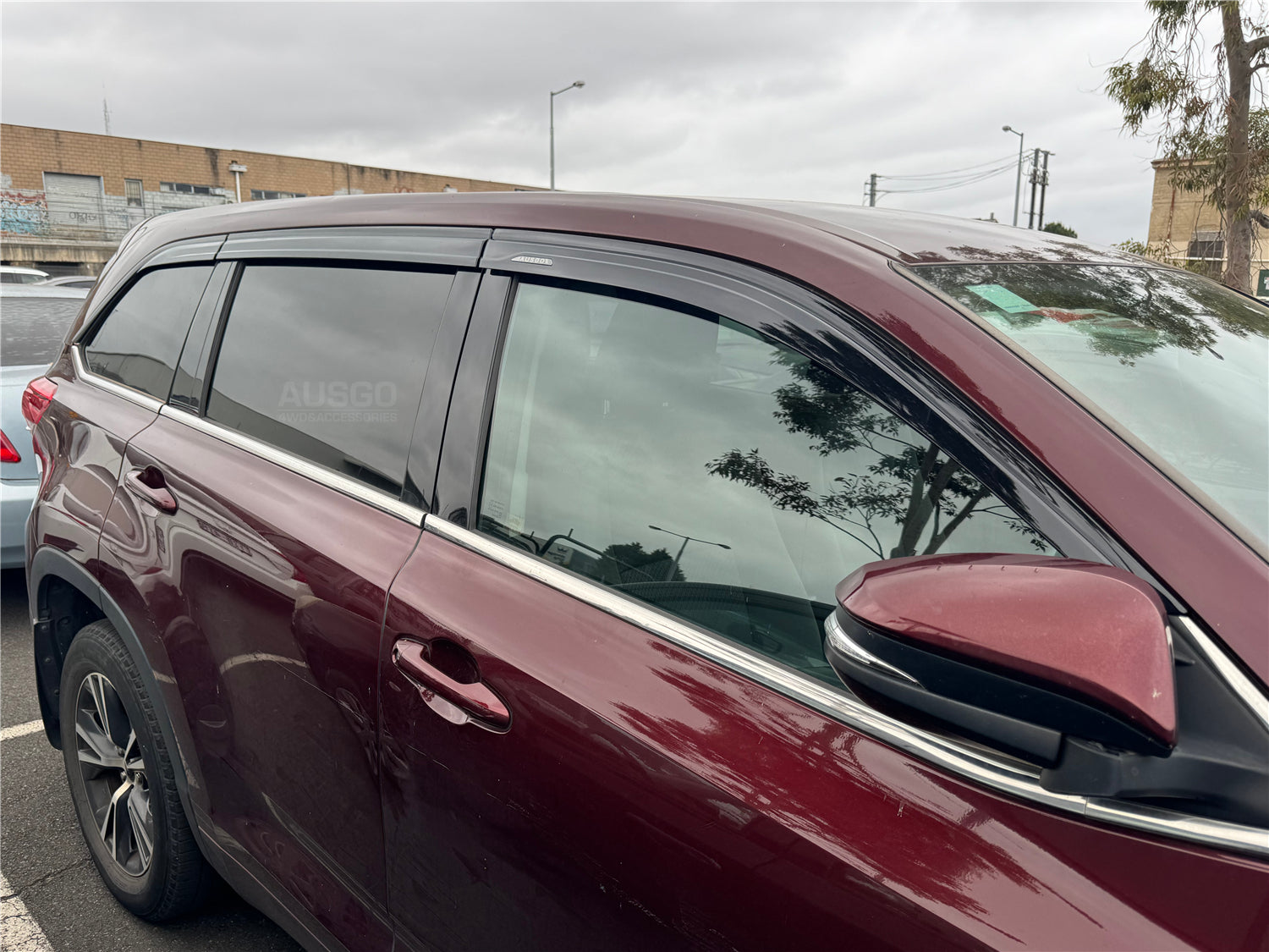 Weather Shields for Toyota Kluger 2013-2020 - Car Window Rain Guards & Wind Deflectors - Perfect for Rainy Days & Highway Driving