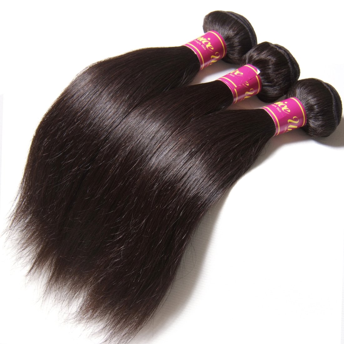 UNICE 10A Malaysian Straight Virgin Human Hair Weaves - 3 Bundles Unprocessed Hair Extensions (20/22/24 Inch) for Natural Look & Styling | Perfect for Daily Wear, Parties & Special Occasions