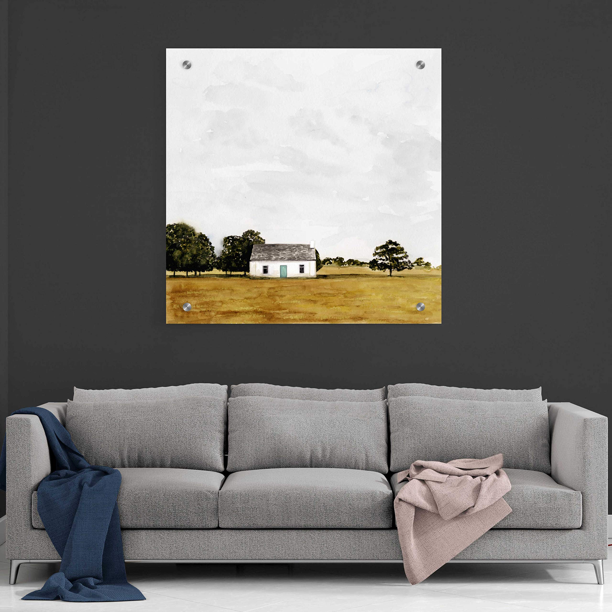 Epic Art 'Late July II' by Victoria Borges - 36x36 Inch Acrylic Wall Painting - Modern Abstract Canvas Art for Living Room, Bedroom & Office Decor
