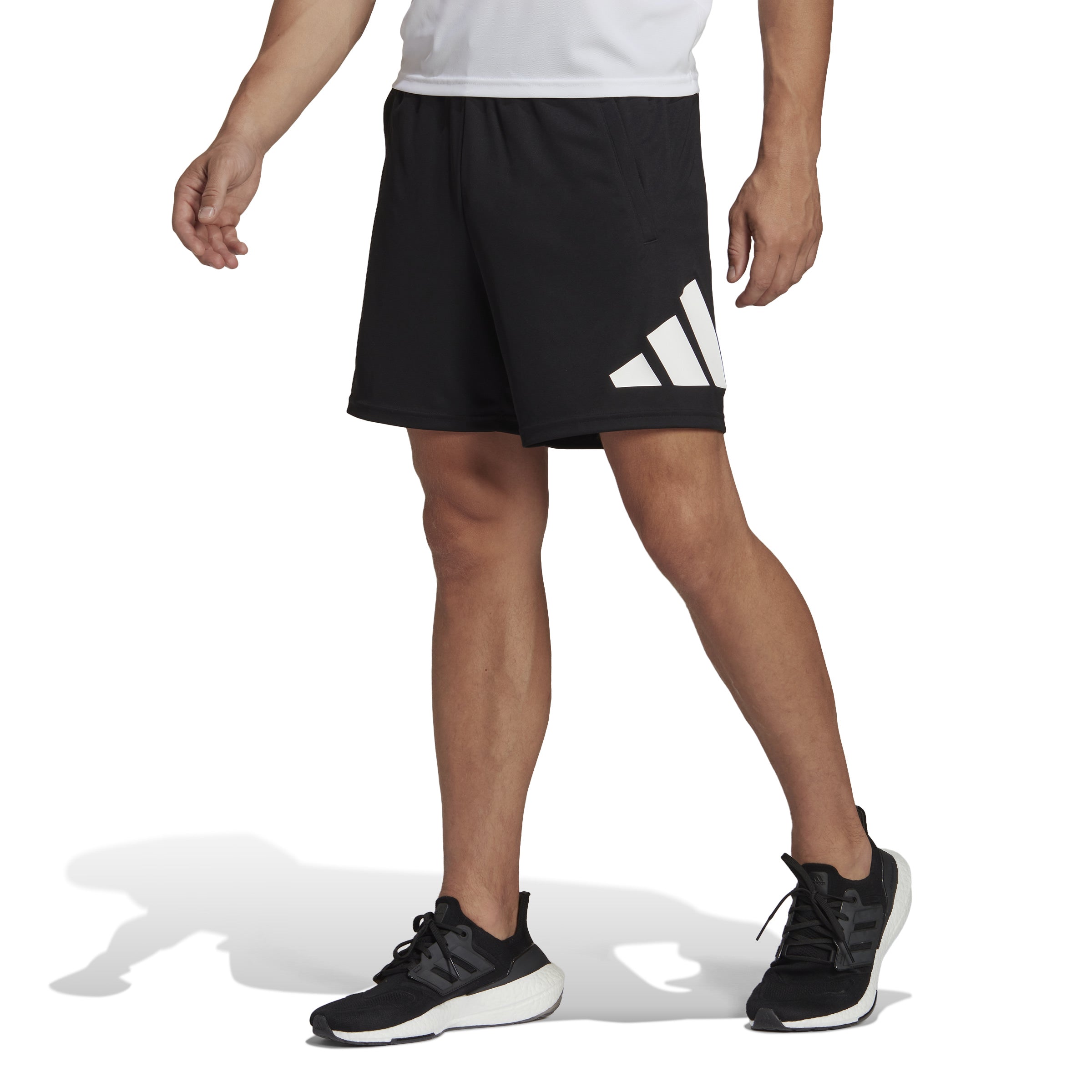 Adidas Men's 7 Logo Training Shorts - Lightweight Quick-Dry Workout Shorts for Running, Gym & Basketball | Perfect for Sports & Casual Wear