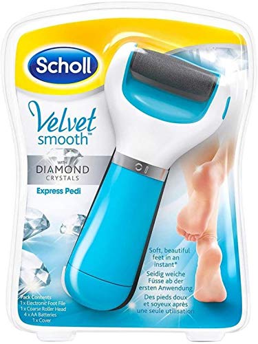 Electric Callus Remover for Feet - Rechargeable Pedicure Foot File with Velvet Smooth Technology - Perfect for Dry Cracked Heels & Dead Skin Removal at Home or Salon