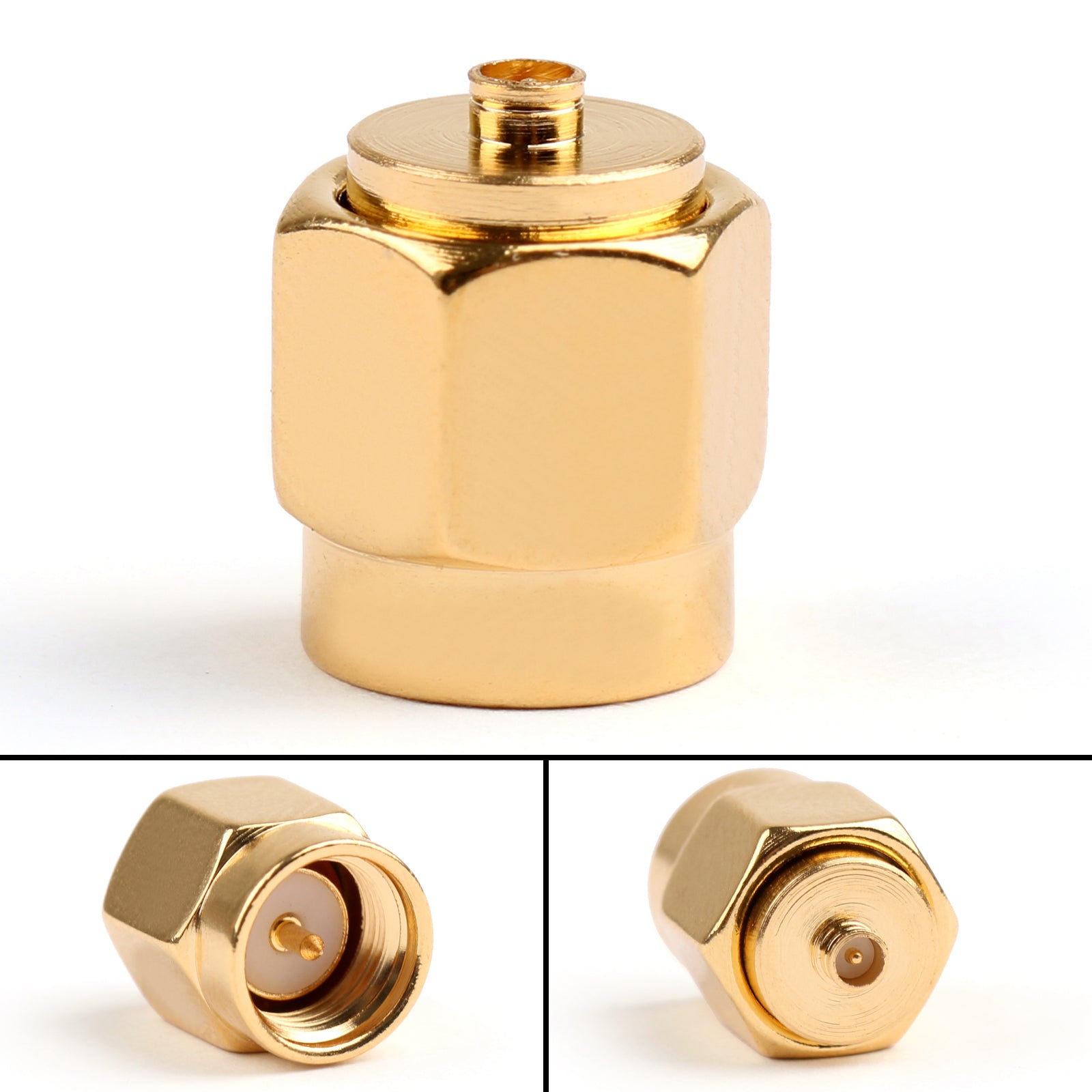 10Pcs SMA Male to IPX U.FL Male Plug Straight RF Adapter Connectors - High Frequency Coaxial Cable Adapter for WiFi Antenna, GPS, Drone, and Router Connections