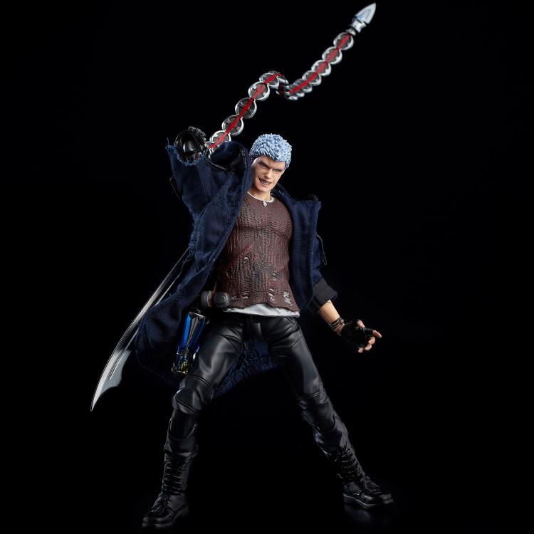 1000toys (Sen Toys) Devil May Cry 5 V Nero 1/12 Scale Deluxe Action Figure - Collectible Anime Character Model for Display & Gaming Enthusiasts