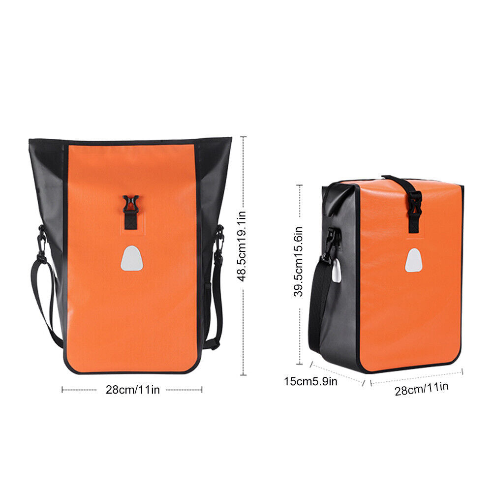 Waterproof Bicycle Pannier Bag - Durable Dry Bag for Cycling Commuting, Travel & Outdoor Adventures - Perfect for Rainy Days & Water Sports