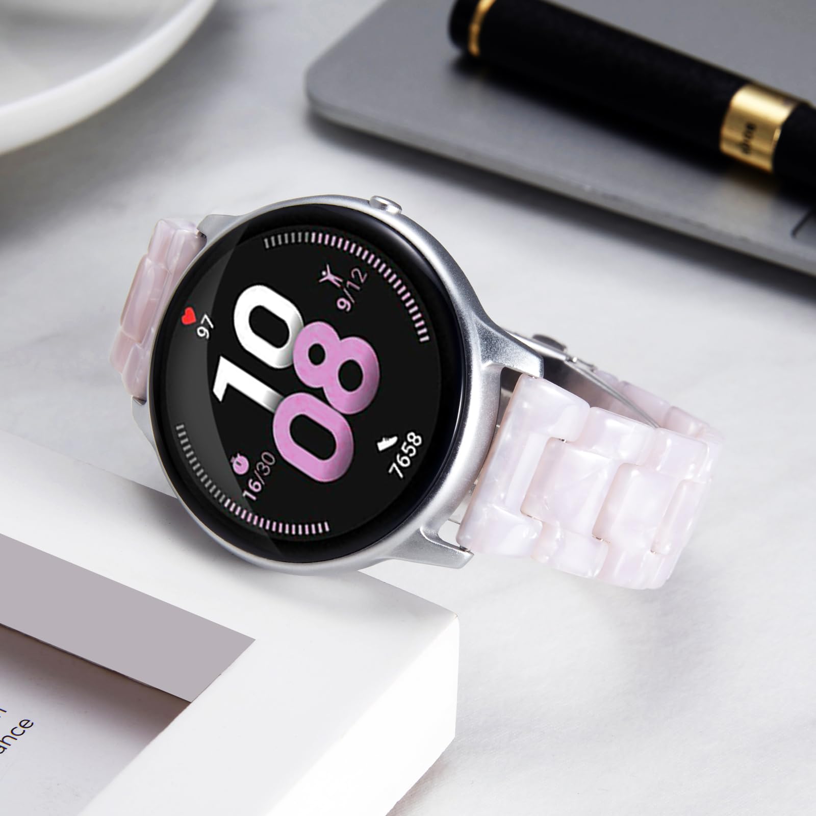 BINLUN Resin Watch Bands 12-22mm for Women - 14 Colors | Smart & Casual Wear