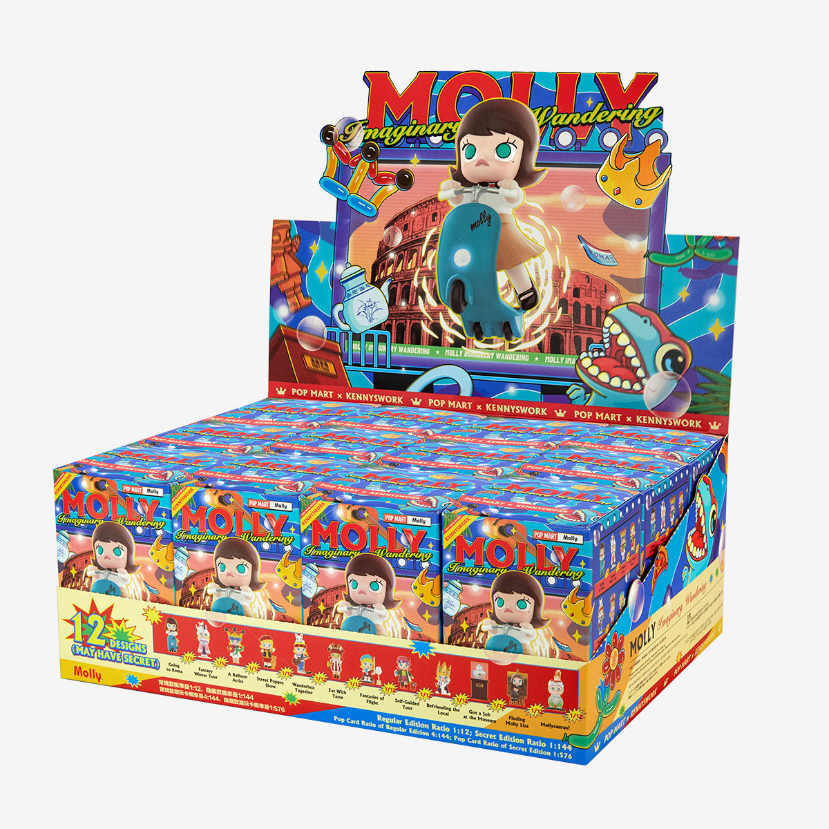 MOLLY Imaginary Wandering Series Collectible Figure - Cute Art Toy for Display & Gifts | Perfect for Home Decor, Office Desk, and Anime Collections