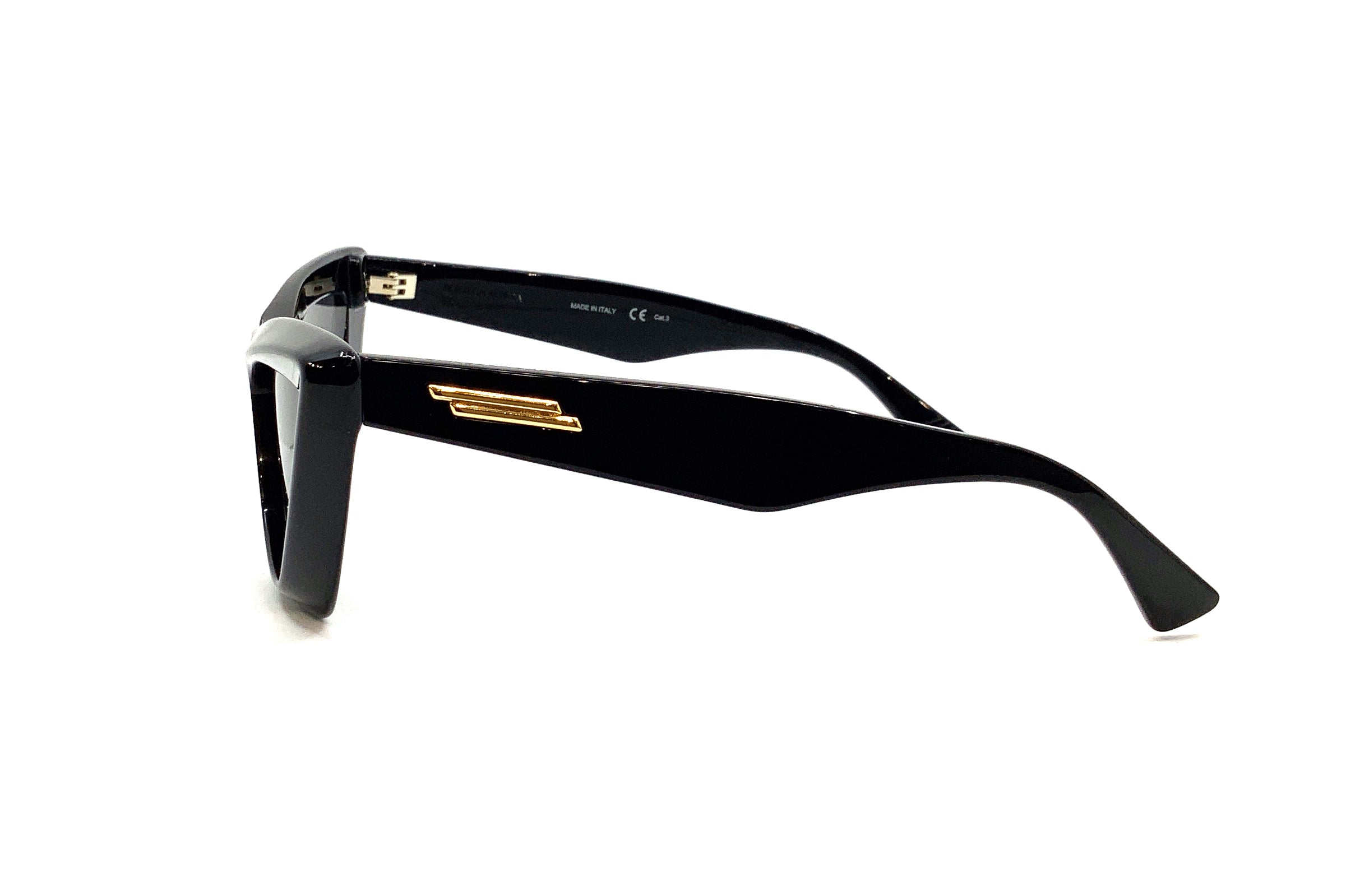 Bottega Veneta BV1101S Sunglasses (001) - Stylish UV Protection for Outdoor Activities & Fashion