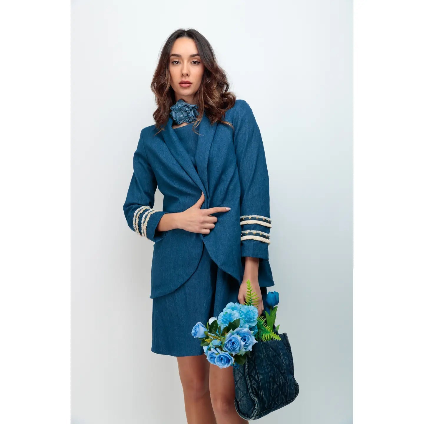 Blazer Brisa Sweet Love: Classic Elegance with a Modern Touch - Perfect for Office Wear, Date Nights & Special Occasions