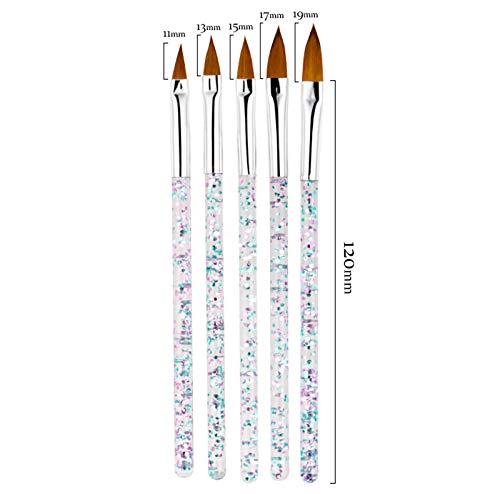 Artdone 31-Piece Professional Nail Art Brush Set - Dotting Tools, Dust Brush & Striping Brushes for Gel Polish Designs | Perfect for Salon, Home Manicures & DIY Nail Art