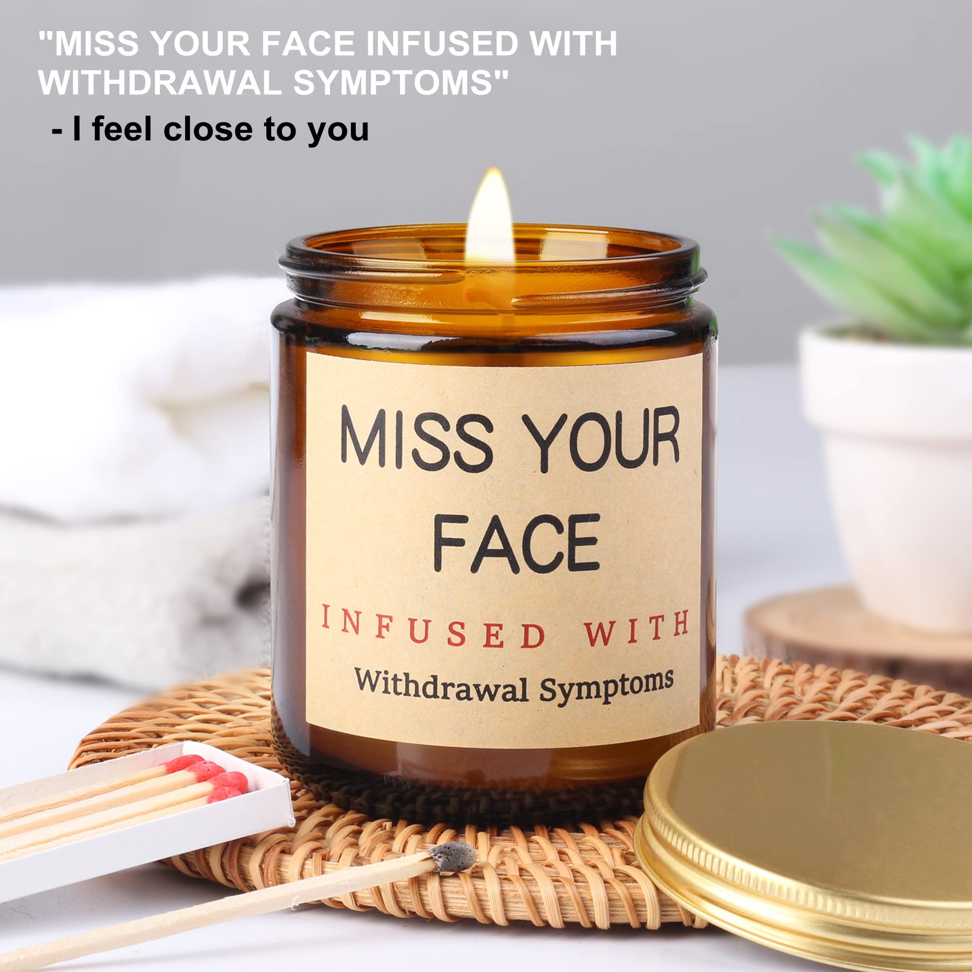 Thoughtful Soy Wax Lavender Scented Candles - Perfect Gifts for Women, Best Friends, Her, Him, Wife, Girlfriend, Boyfriend, Father, Mother, Coworker, Dad from Daughter or Son | Ideal for Relaxation, Home Decor, Spa Nights & Romantic Ambiance