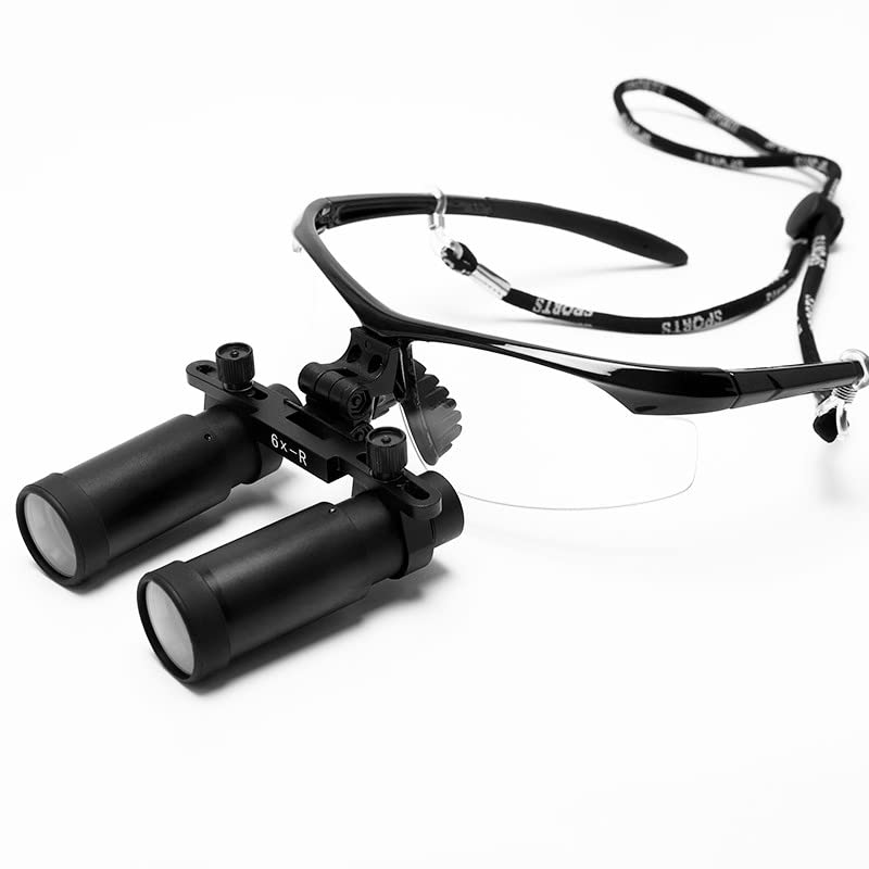 6X Binocular Magnifier Loupes for ENT & Ophthalmology - Professional Surgical Magnifying Glasses for Dentists, Jewelers & Hobbyists | Perfect for Precision Work & Detailed Inspections