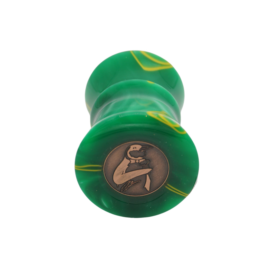 Premium Green Bay Handmade Shaving Brush Handle - Compatible with 24mm & 26mm Knots - Perfect for Wet Shaving & Grooming Gifts for Men