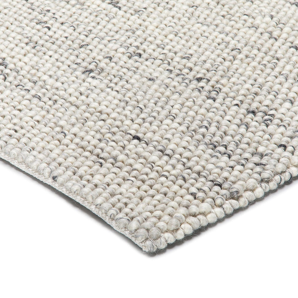 Azizah Handmade Looped Wool Rug - Soft & Durable for Living Room, Bedroom & Nursery Decor