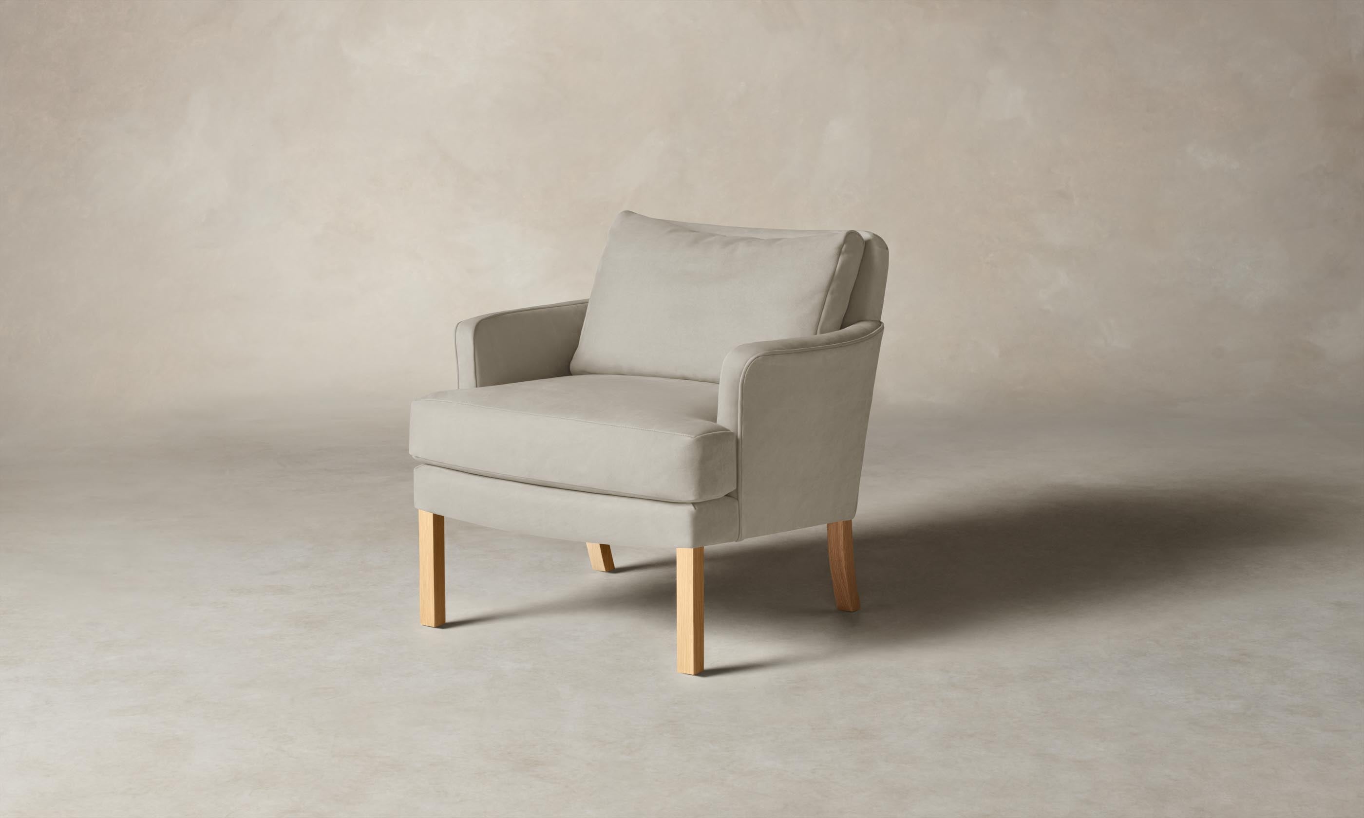 Premium Nubuck Leather Sail Chair - The Kaye Chair for Modern Living Rooms & Office Spaces | Comfortable & Stylish Seating Solution