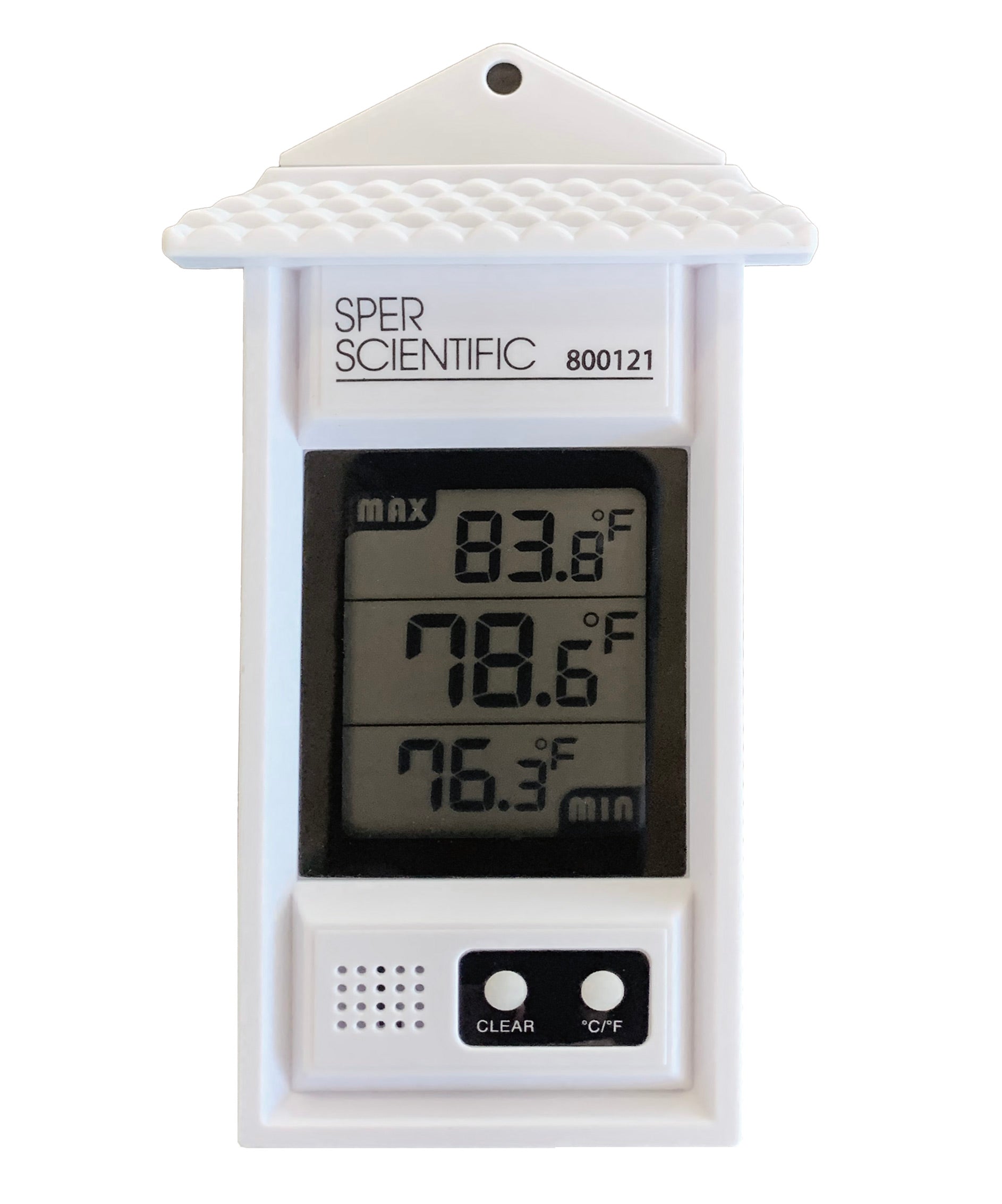 Digital Min/Max Thermometer - Indoor/Outdoor Temperature Monitor for Home, Garden, Greenhouse & Refrigerator | Accurate Wireless Thermometer with Memory Function
