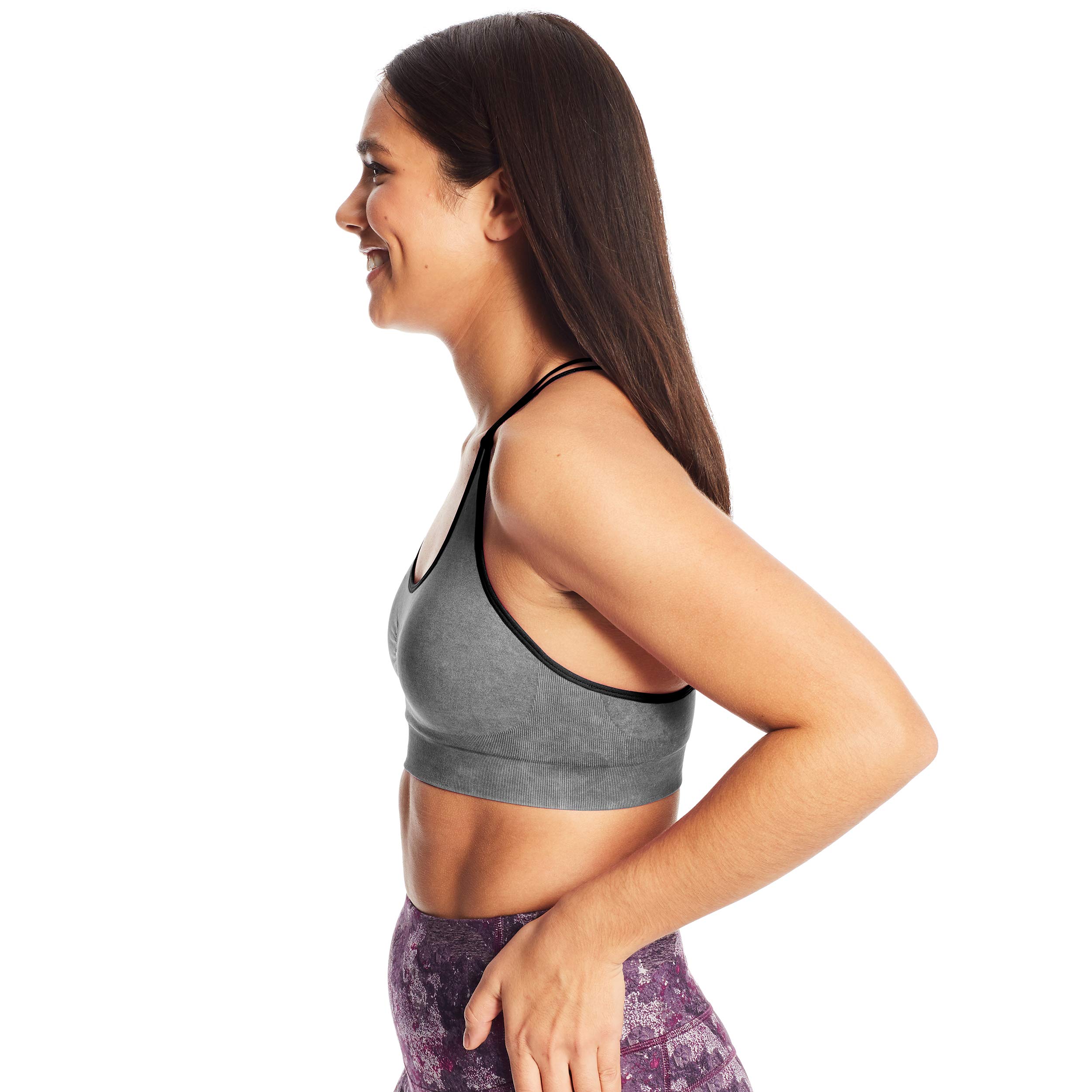C9 Champion Women's Seamless Snow Wash Cami Bra - Comfortable Sports Bra for Yoga, Running & Workout - Perfect for Gym, Lounge & Everyday Wear