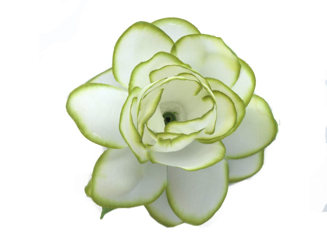 Hawaii Luau Party Artificial Fabric Gardenia Hair Clips for Women - Tropical Flower Hair Accessories for Summer Beach, Wedding, and Hawaiian Theme Parties