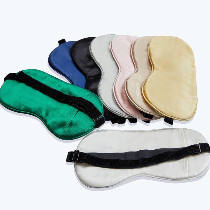 Cooling Silk Eye Mask for Sleep & Relaxation - Adjustable & Reusable - Perfect for Travel, Migraine Relief & Stress Relief