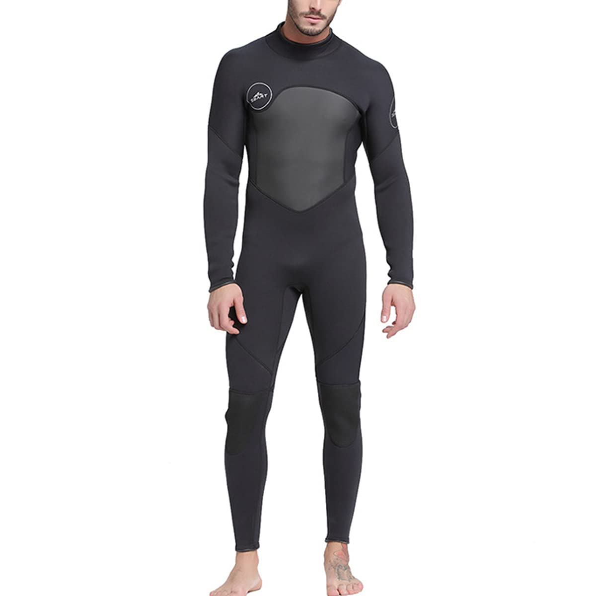 HOMELECT Men's Full Body Wetsuit 1.5mm Neoprene - Ultra Stretch One Piece Back Zip Diving Suit for Snorkeling, Scuba Diving, Swimming & Surfing | Perfect for Cold Water Sports & Ocean Adventures