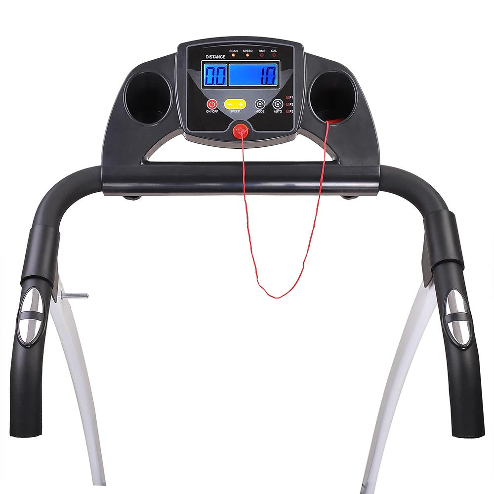 TheLAShop Folding Compact Treadmill - 1100W Motor, Space-Saving Home Exercise Equipment for Running & Walking - Perfect for Small Apartments, Home Gyms & Office Workouts