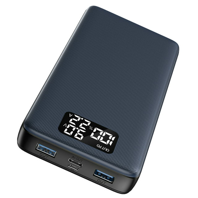 20000mAh Fast Charging Power Bank - Portable External Battery Pack for iPhone, Android, iPad - Perfect for Travel, Camping & Emergency Power Backup