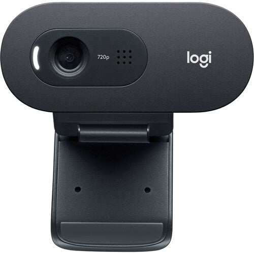 C505 HD 720p Webcam with Long Range Microphone - Perfect for Video Conferencing, Online Classes & Streaming