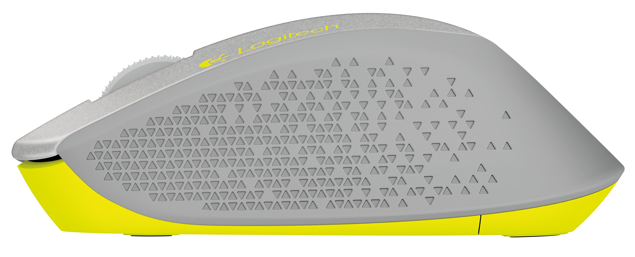 Logitech Wireless Mouse - Ergonomic Design, 2.4GHz USB Receiver, 3 Adjustable DPI, Silent Click - Compatible with PC, Laptop, Mac (Silver) | Perfect for Office, Home & Gaming Use