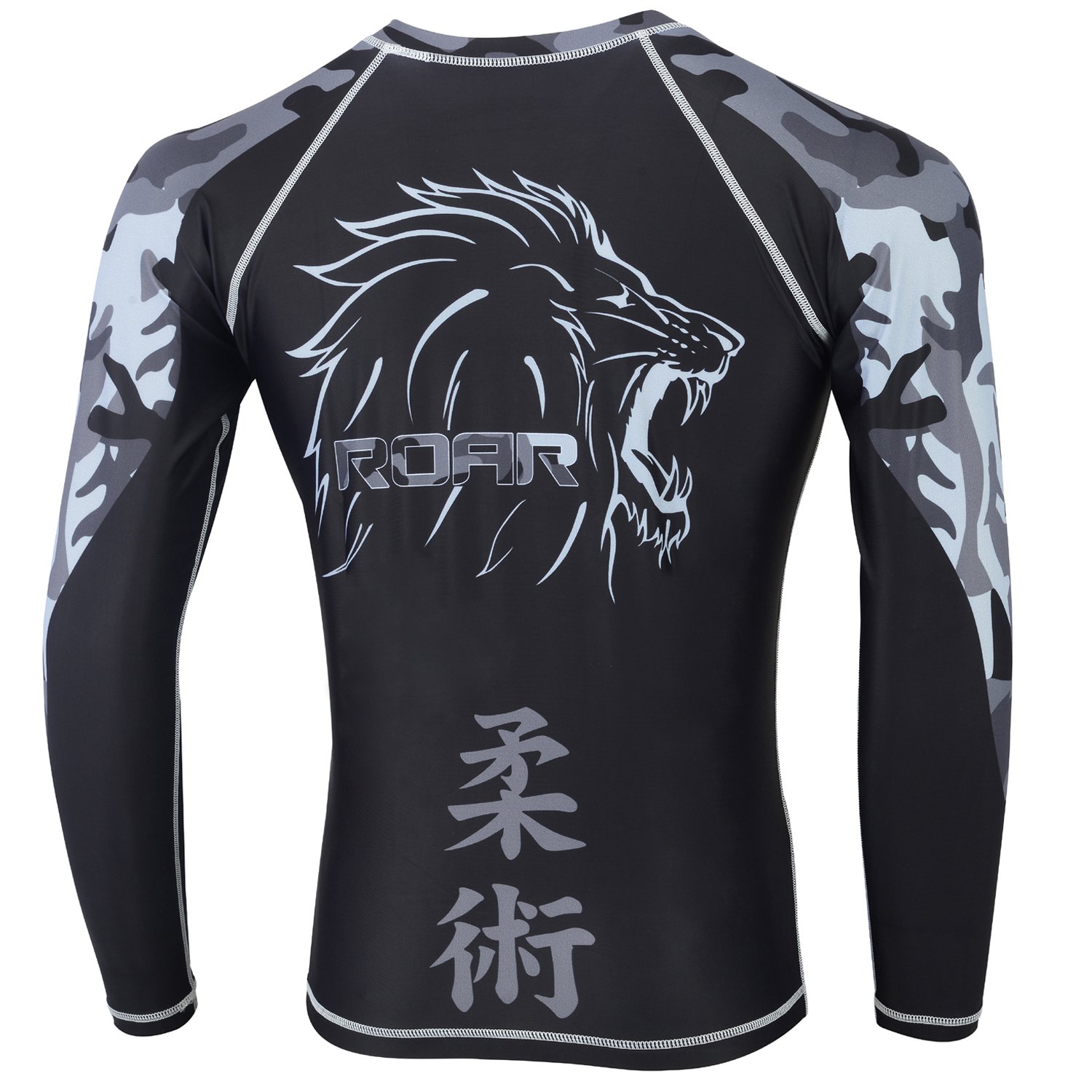 Roar MMA Rash Guard & BJJ Grappling Shorts - No Gi Training Wear for Cage Fighting, Brazilian Jiu-Jitsu & MMA - Perfect for Combat Sports, Martial Arts & Fitness Training