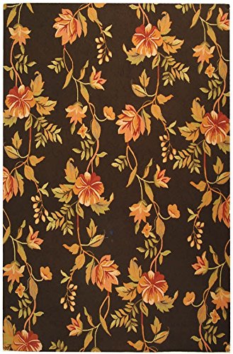 Stylish Chelsea Brown Novelty Round Area Rug 5'6